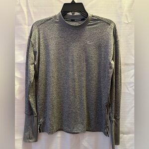 Nike Element Dri-Fit running long sleeve, gray size S